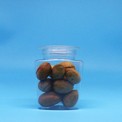 Cookie Food Candy Food Grade Clear Triangle Shape PET Plastic Clear Jar Clear Lid