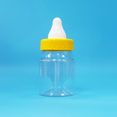 Bpa Free Screw Cap Transparent PET Plastic Sealed Jar For Food Candy Cookies Nuts
