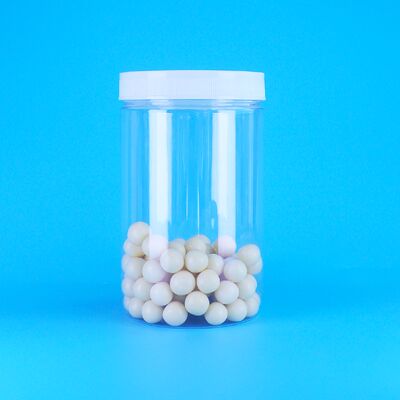 Food Grade Cheap Disposable Healthy Cashew Almond Peanut Candy Packing Plastic Nut Snack Clear Jar