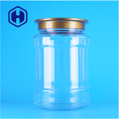 Custom Food Grade Feature Clear Plastic PET Spice Pet Food Brand Food Storage Containers