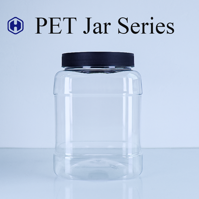 Premium Food Grade Twist Cap Plastic Jar For Commercial Candy Snack And Sauce Packaging