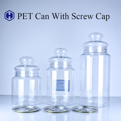 Premium PET Can With Screw Cap Food Grade Easy-Open Wholesale For European Market