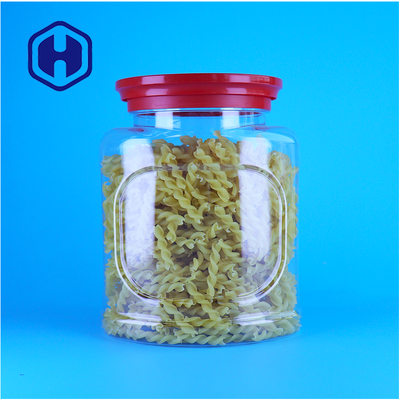 Clear Plastic Snack Jar With Screw Lid Popcorn Packaging Food Container OEM Manufacturer