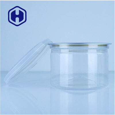 Custom PET Clear Food Cans For Freeze Dried Strawberries Mango Blueberries Fruit Snacks