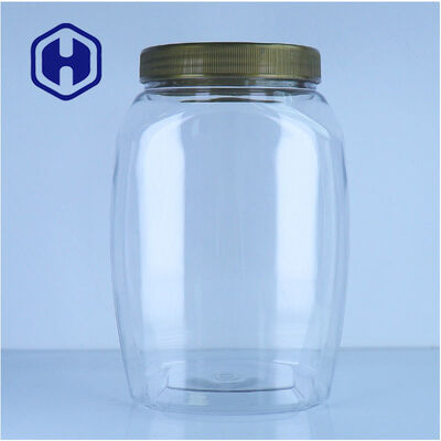 Clear PET Protein Powder Nutrition Products Plastic Jar Manufacturer With Screw Lids
