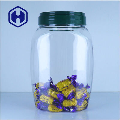 Attractive PET Food Jars For Gummy Candy Hard Sweets Chocolate Confectionery Packaging