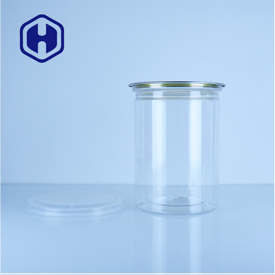 Transparent Food Storage PET Cans For Cake Dried Food Fruits Tarts Food Safe Easy Open Lid