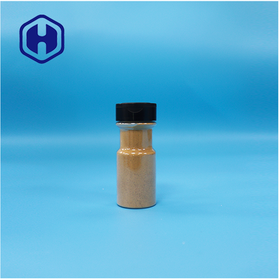 Plastic PET Food Grade Transparent 100ml Chilli Pepper Powder Spice Jar Sifting Lid