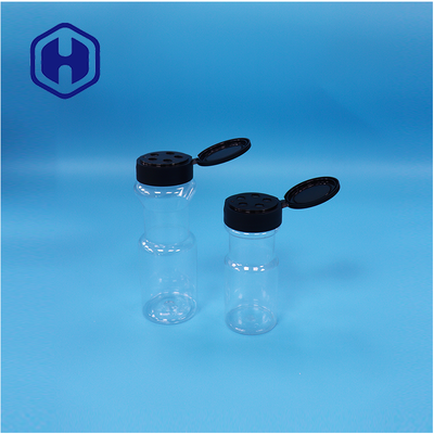 40 mm Flip Top Shaker PET Jar For Seasoning Powder Dried Herbs And Spice Mixes