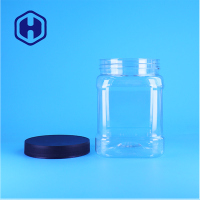 Custom PET Jars with Recessed Label Panels