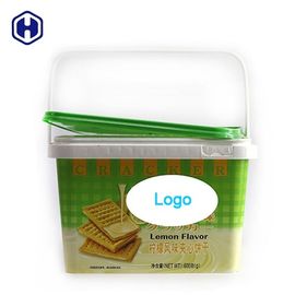 In Mould Labelling Layer Plastic Cake Tubs Environmentally Friendly
