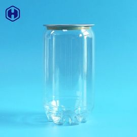 Food Grade Plastic Coke Can Low Barrier Clear Round Plastic Tubs