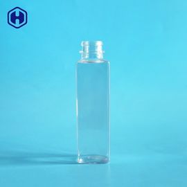 150ml Square Recyclable Sauce PET Bottle With Screw Lid 142mm Height