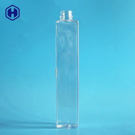 Square Canned Empty Plastic Bottles With Screw Lid Leakage Proof