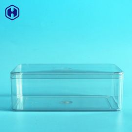 Recyclable Square PET Packaging Box With Lid Non Spill BPA Free