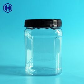 Home Kitchen Use Plastic Grip Jars Lightweight Plastic Biscuit Containers