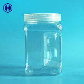 Food Grade Plastic Storage Jars With Screw Lids Airtight Leakage Proof