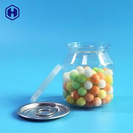 Food Safe Clear Plastic Cans Snack Candies Pacing  Plastic Cylinder Container