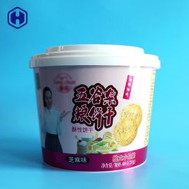 Biodegradable IML Bucket Diameter 8.07 Inch Food Grade Storage Containers