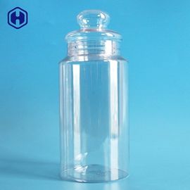 Transparent Leak Proof Plastic Jars 1180ML 40OZ With 211   EOE POE Lid