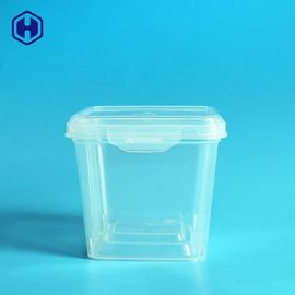 Easy Lock Square Food Packaging Plastic Container 530ML Reusable