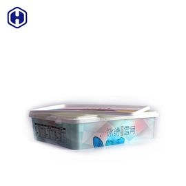Durable Ice Cream Cake IML Box / Polypropylene Containers With Lids