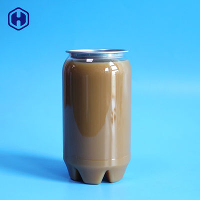 350ML 123MM Plastic Soda Cans For Beverages Milk Tea