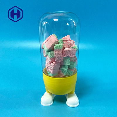 Sealable Smell Proof Cute 330ML Plastic Cookie Jar With Lids