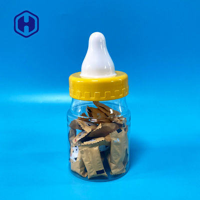 540ml Bpa Free Packaging Candies Cute Plastic Jars With Lids