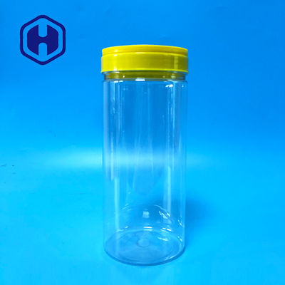 PET Food Canning Tall Smell Proof Airtight Plastic Jar For Chocolates Pasta