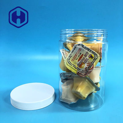 Grains Cereal Oat Nut Wide Mouth Candy Plastic Jars With Lids 27oz