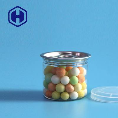 Airtight 100ml Plastic PET Cans For Salt Sugar Chocolate Beans Chewing Gum