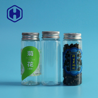 Bpa Free Small Plastic Candy Jars With Lids 130ml Dry Herb Packaging