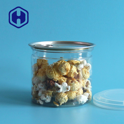 Dried Pork Beef Jerky Clear Plastic Cans Leak Proof 540ml 99mm