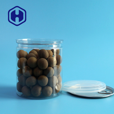 750ml Clear Plastic Cans Screen Print Food Grade Packing Bpa Free Empty Pet Can Easy Open Lid